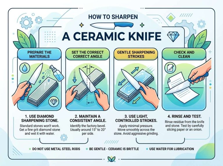 How to Sharpen a Ceramic Knife
