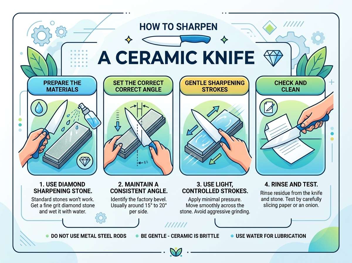 How to Sharpen a Ceramic Knife