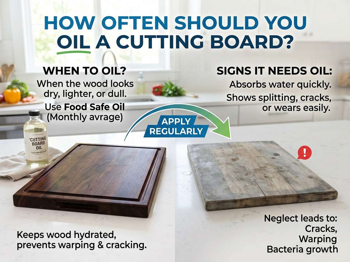 how often should you oil a cutting board
