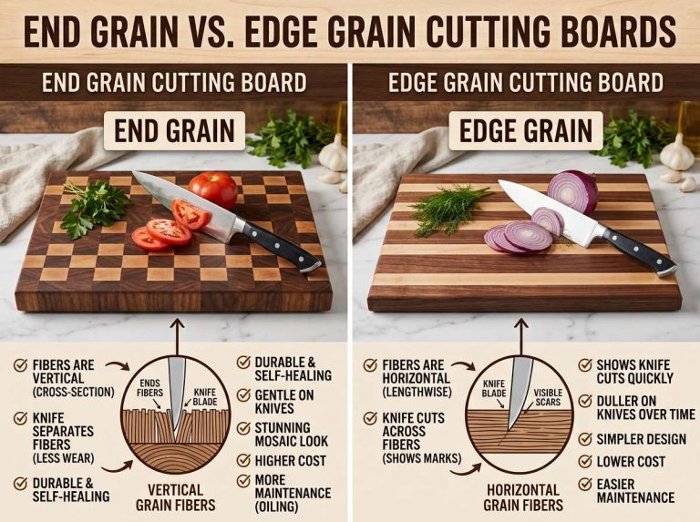 End Grain vs Edge Grain Cutting Boards
