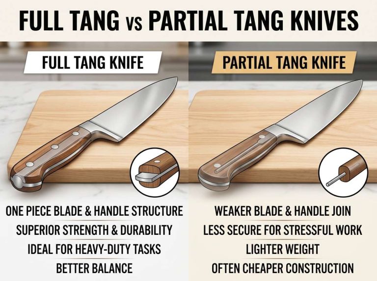 Full Tang vs Partial Tang Knives