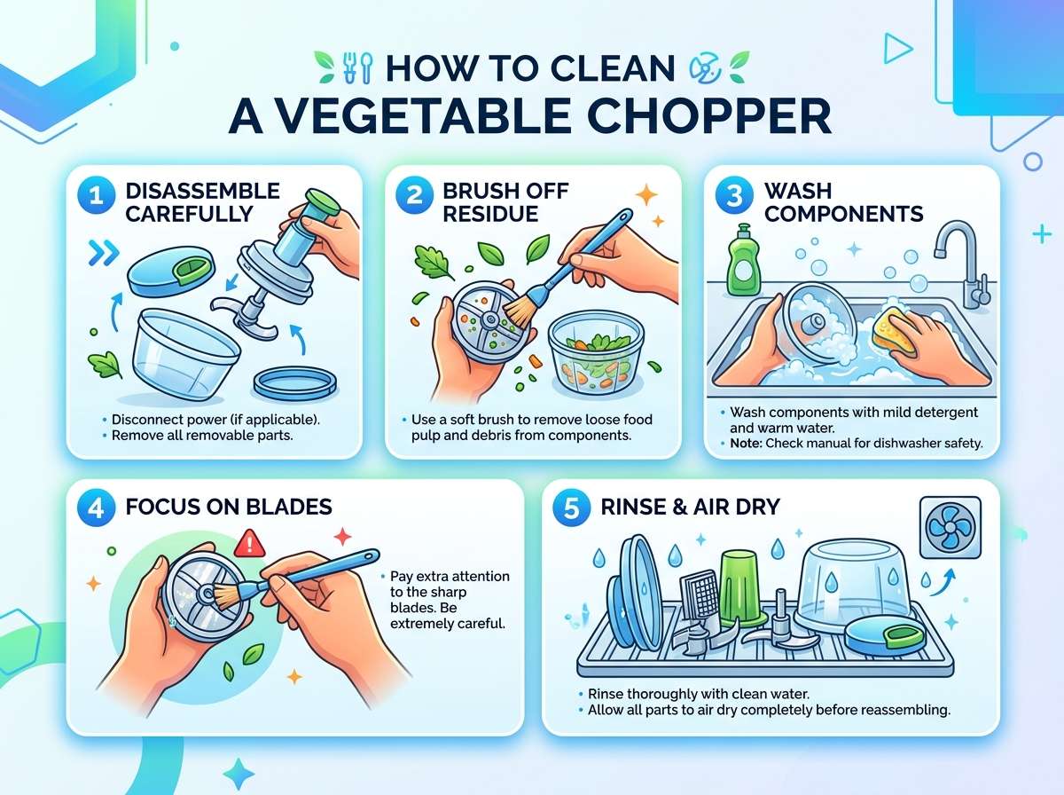 How to Clean a Vegetable Chopper
