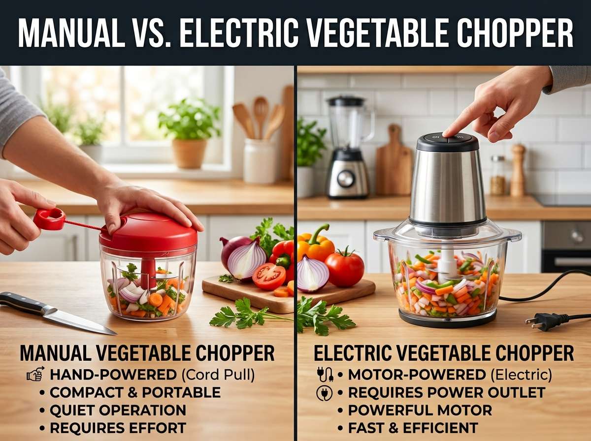 Manual vs Electric Vegetable Chopper