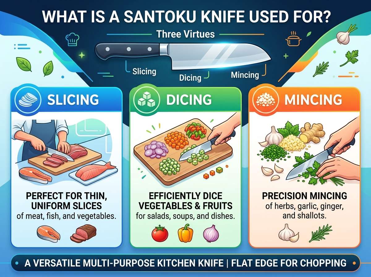 What Is A Santoku Knife Used For