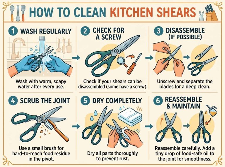 How to Clean Kitchen Shears: