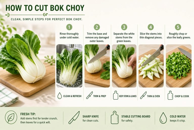 How to Cut Bok Choy
