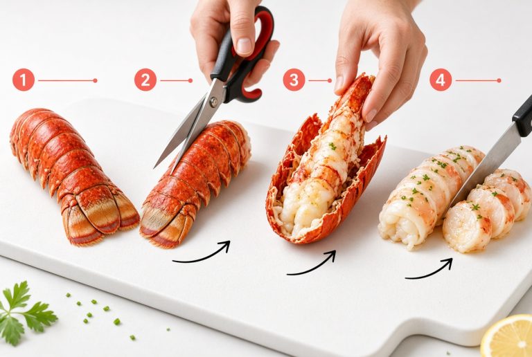 How to Cut a Lobster Tail
