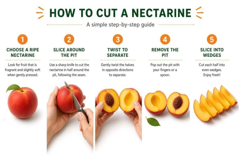 How to Cut a Nectarine