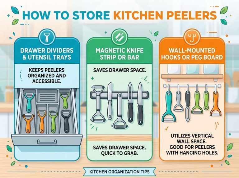 How to Store Kitchen Peelers