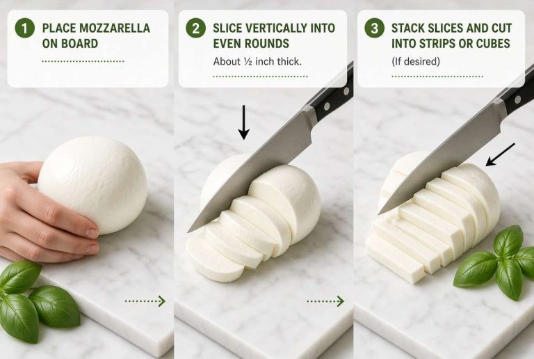 How to Cut Fresh Mozzarella