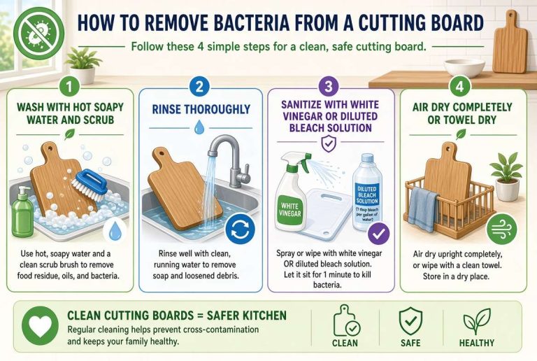How to Remove Bacteria from Your Cutting Board